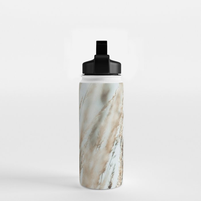 Wandering Through an Autumn Day x nature environmental photograph mint green blue Water Bottle Gallery Image 2