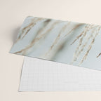 Wandering Through an Autumn Day x nature environmental photograph mint green blue Wrapping Paper Gallery Image 2
