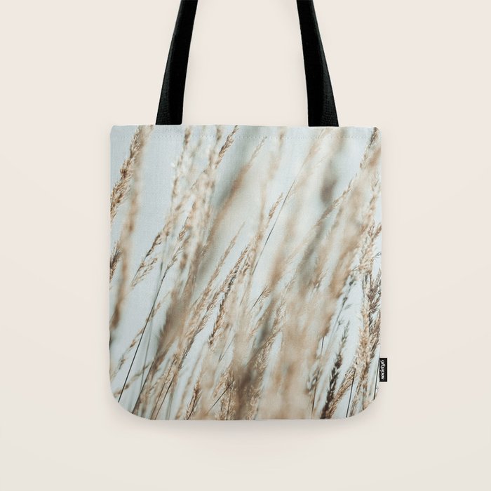 Wandering Through an Autumn Day x nature environmental photograph mint green blue Tote Bag Gallery Image 1