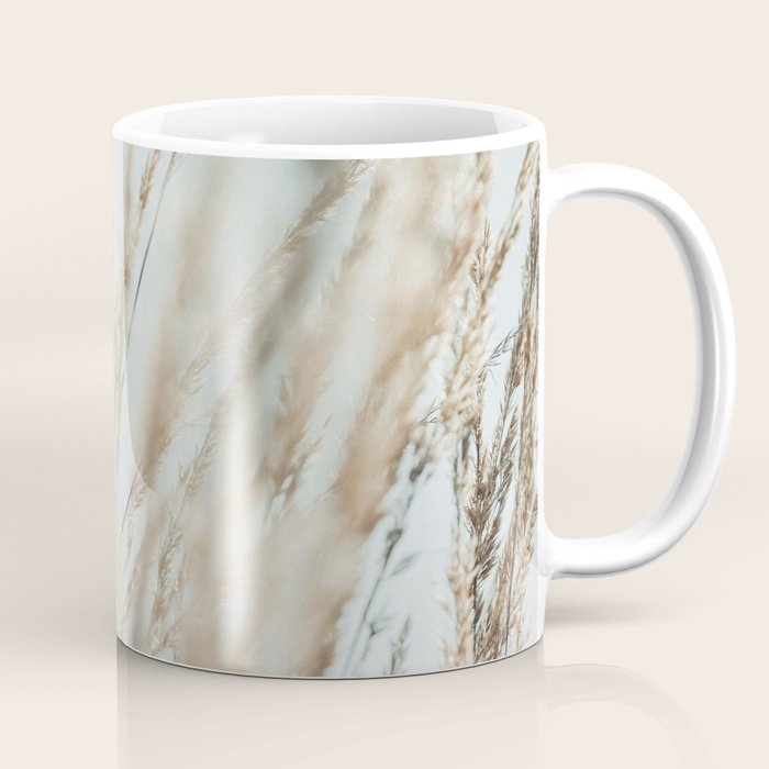 Wandering Through an Autumn Day x nature environmental photograph mint green blue Coffee Mug Gallery Image 1