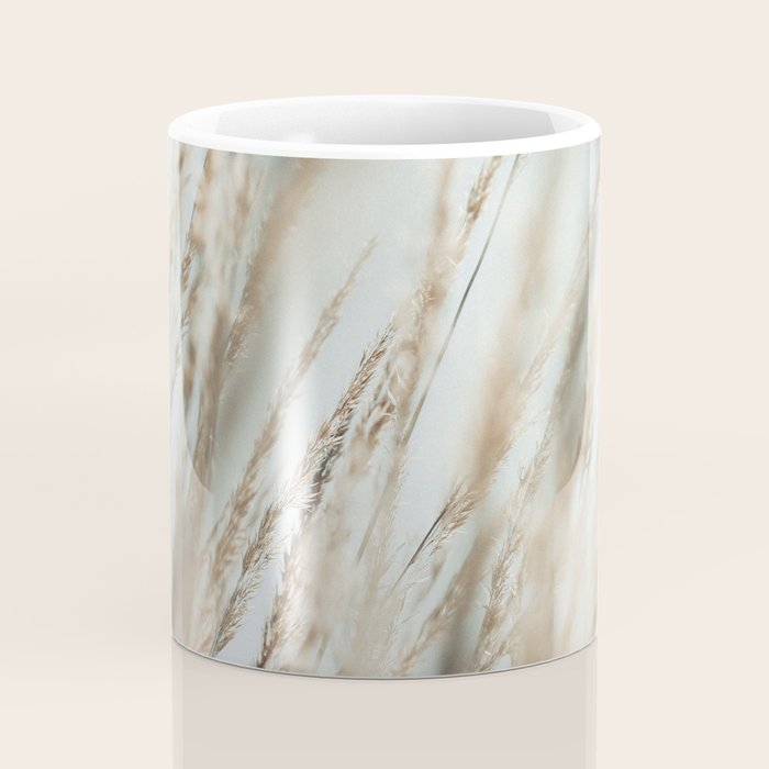 Wandering Through an Autumn Day x nature environmental photograph mint green blue Coffee Mug Gallery Image 4