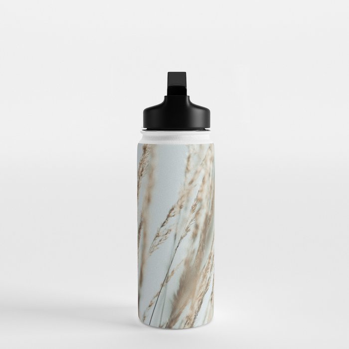 Wandering Through an Autumn Day x nature environmental photograph mint green blue Water Bottle Gallery Image 3