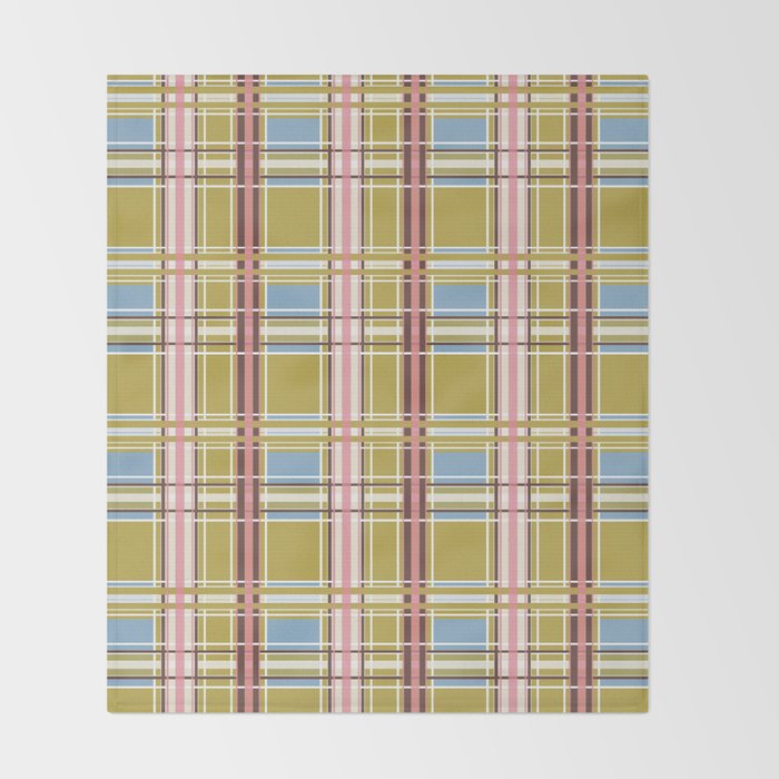 Subtle Plaid Warmth Throw Blanket Gallery Image 2