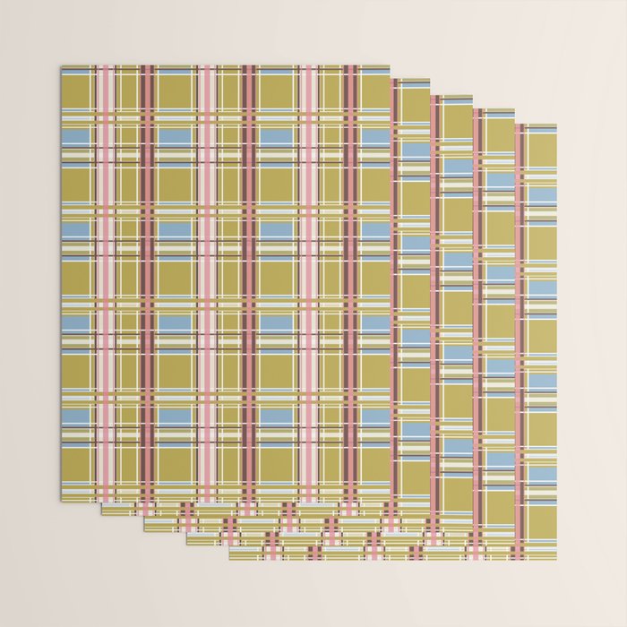 Subtle Plaid Warmth Wrapping Paper Gallery Image 3