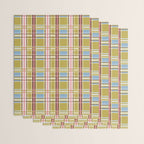 Subtle Plaid Warmth Wrapping Paper Gallery Image 3