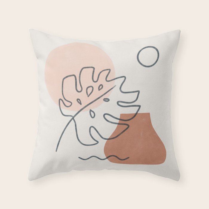 a warm feeling Throw Pillow Gallery Image 6