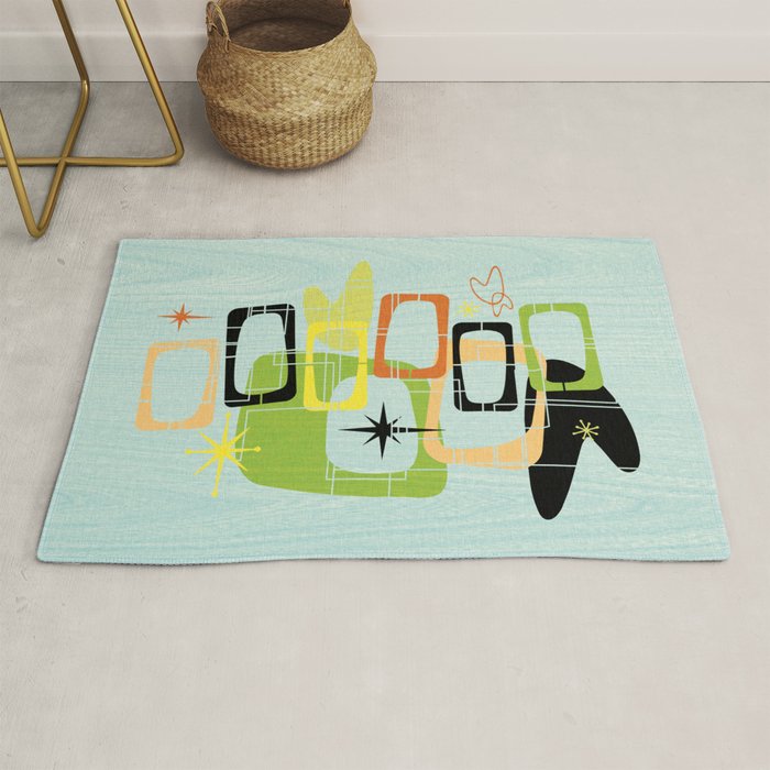 Mid Century Modern Babe Rug Gallery Image 1