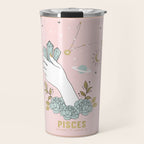 Pisces Zodiac sign Travel Mug Gallery Image 1