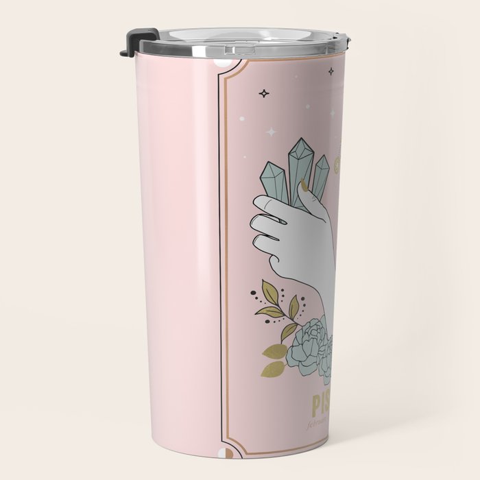 Pisces Zodiac sign Travel Mug Gallery Image 3