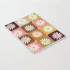 Checkered Daisies - 70s Citrus Notebook Gallery Image 3