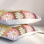 Checkered Daisies - 70s Citrus Pillow Sham Gallery Image 3