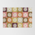 Checkered Daisies - 70s Citrus Rug Gallery Image 2