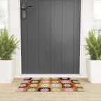 Checkered Daisies - 70s Citrus Welcome Mat Gallery Image 3