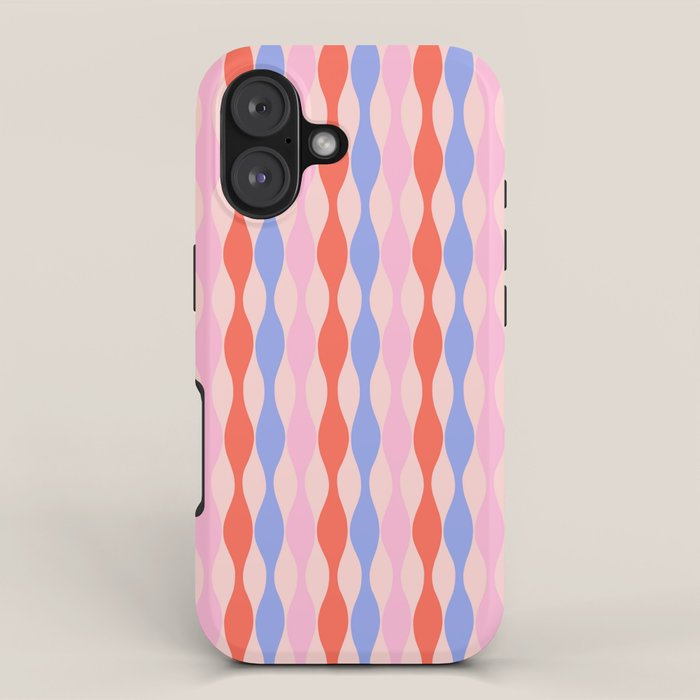 Mid-Century Stripes iPhone Case Gallery Image 1