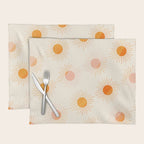 Sherbet Sunnies | Boho Sun Pattern Placemat Gallery Image 1