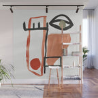 Abstract Face Wall Mural Gallery Image 1