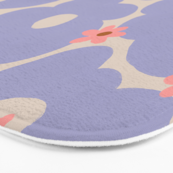 Floral ten Bath Mat Gallery Image 3