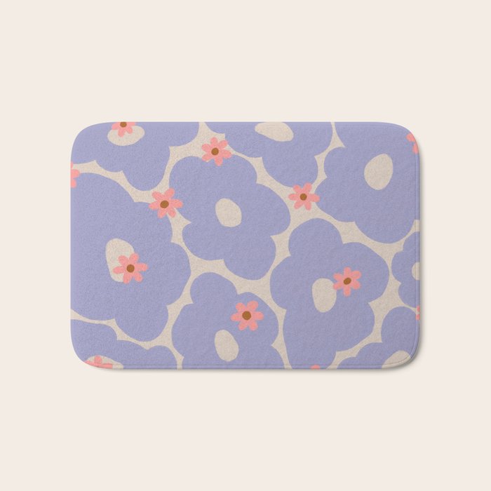 Floral ten Bath Mat Gallery Image 1