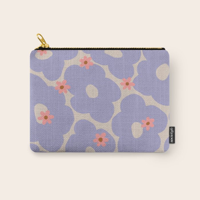Floral ten Carry All Pouch Gallery Image 1