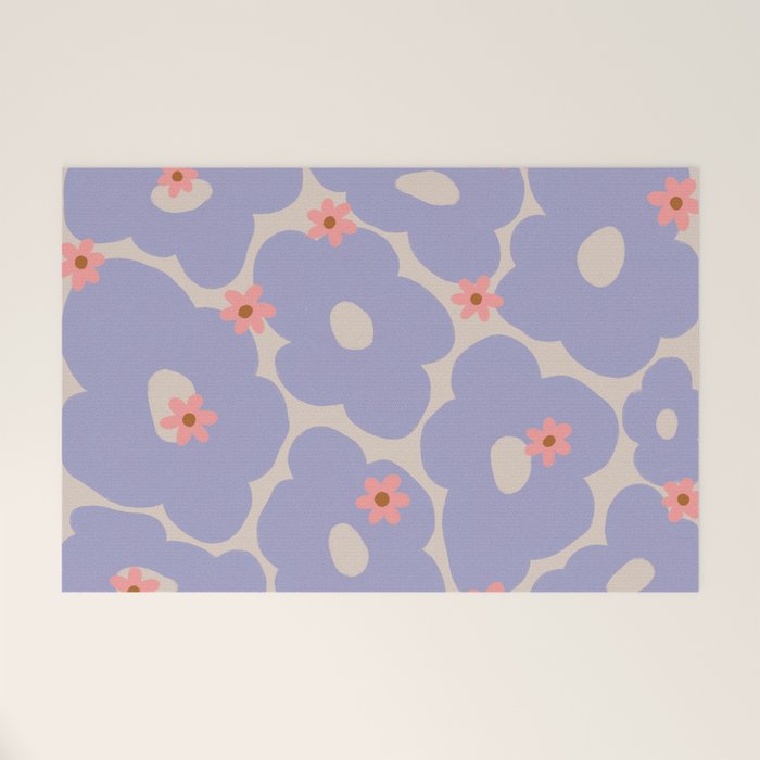 Floral ten Welcome Mat Gallery Image 1