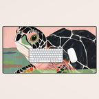Cute Turtle  Desk Mat Gallery Image 1