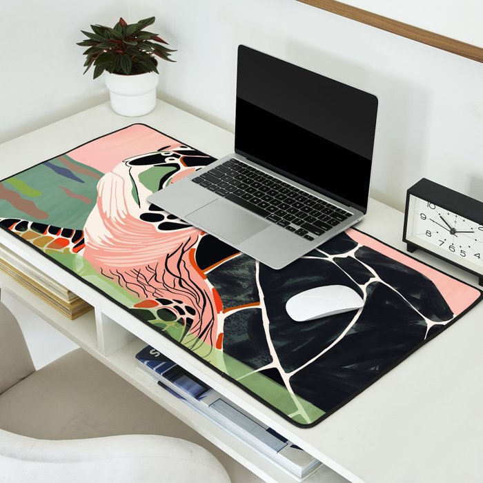 Cute Turtle  Desk Mat Gallery Image 2