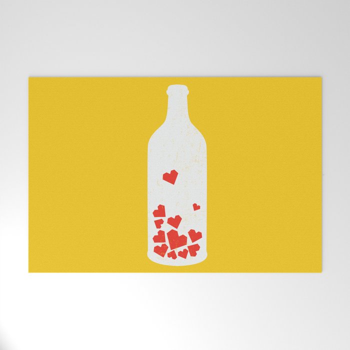 Message in a bottle Welcome Mat Gallery Image 1