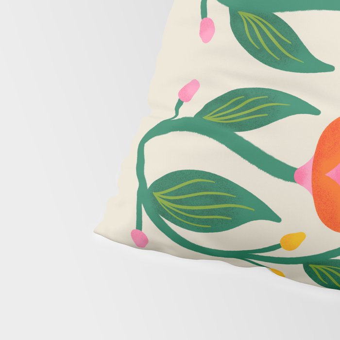 Symmetrical Flowers 2 Pillow Sham Gallery Image 4