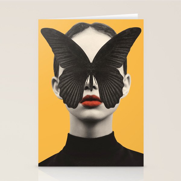 BLACK BUTTERFLY 2 Stationery Card Gallery Image 2