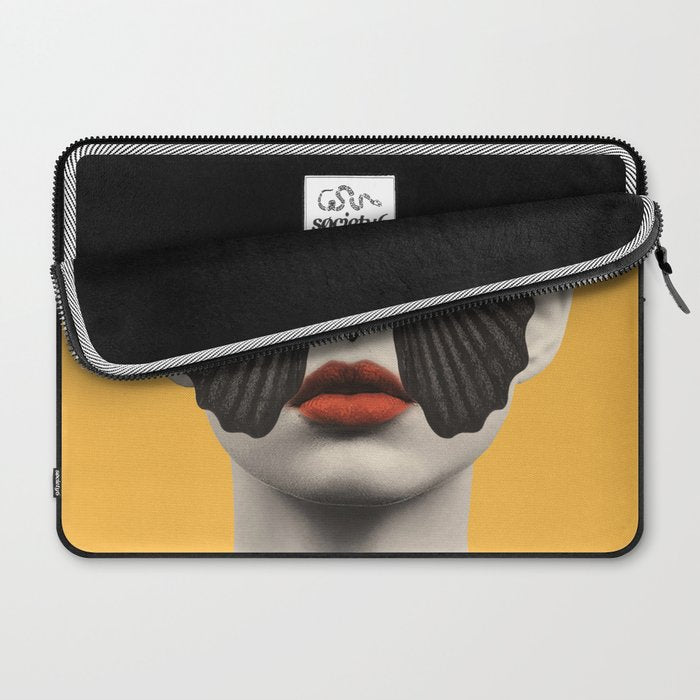 BLACK BUTTERFLY 2 Laptop Sleeve Gallery Image 2