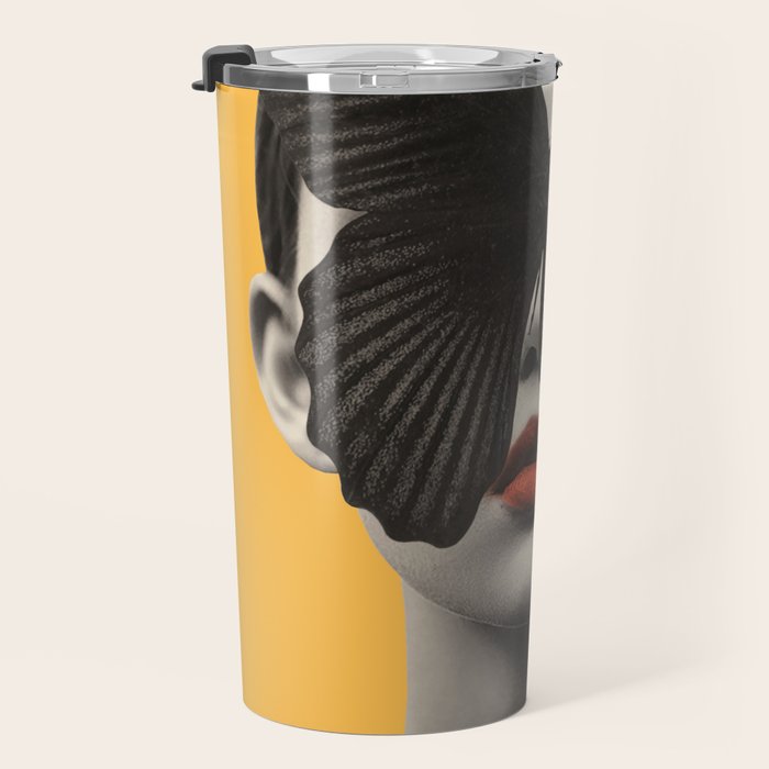 BLACK BUTTERFLY 2 Travel Mug Gallery Image 3