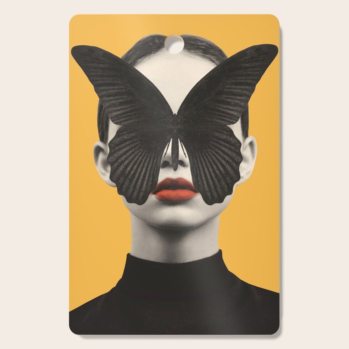 BLACK BUTTERFLY 2 Cutting Board Gallery Image 1