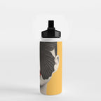 BLACK BUTTERFLY 2 Water Bottle Gallery Image 2