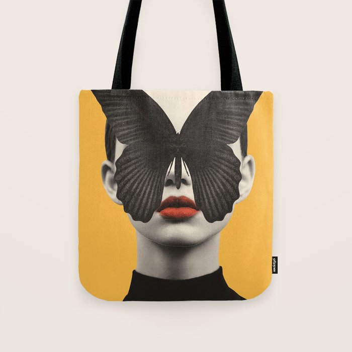BLACK BUTTERFLY 2 Tote Bag Gallery Image 1