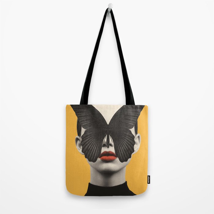 BLACK BUTTERFLY 2 Tote Bag Gallery Image 2