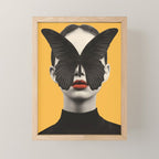 BLACK BUTTERFLY 2 Mini Art Print Gallery Image 1