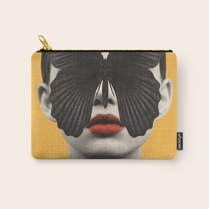 BLACK BUTTERFLY 2 Carry All Pouch Gallery Image 1