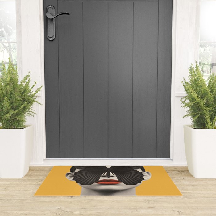 BLACK BUTTERFLY 2 Welcome Mat Gallery Image 3