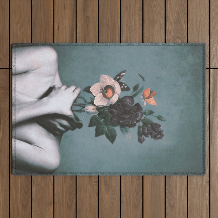 inner garden 3 Outdoor Rug Gallery Image 1