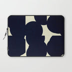 Abstract Black shape Laptop Sleeve Gallery Image 1