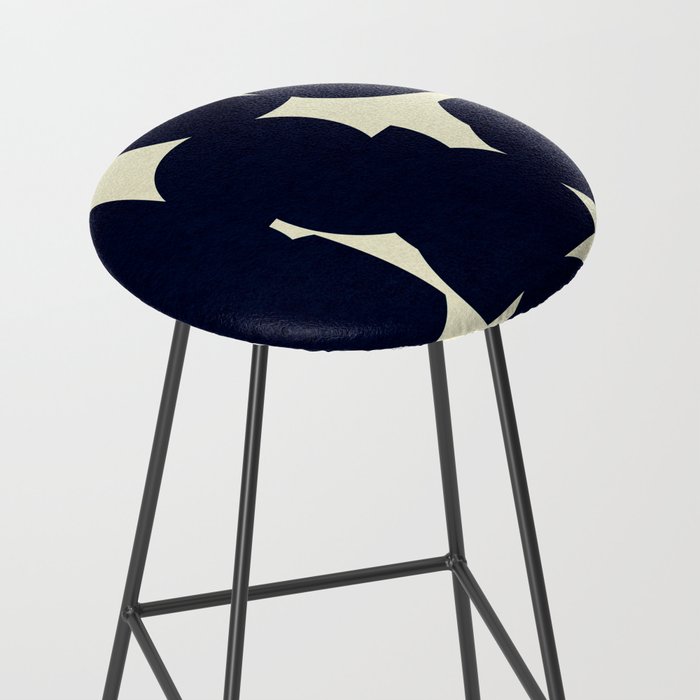 Abstract Black shape Stool Gallery Image 2