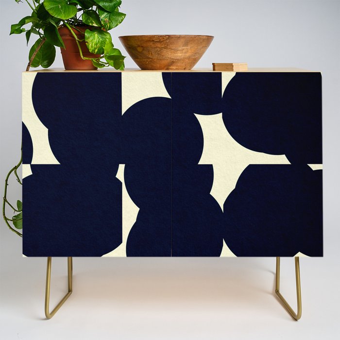 Abstract Black shape Credenza Gallery Image 1