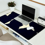 Abstract Black shape Desk Mat Gallery Image 2