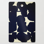 Abstract Black shape Cutting Board Gallery Image 1