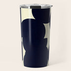 Abstract Black shape Travel Mug Gallery Image 1
