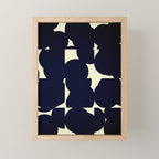 Abstract Black shape Mini Art Print Gallery Image 1