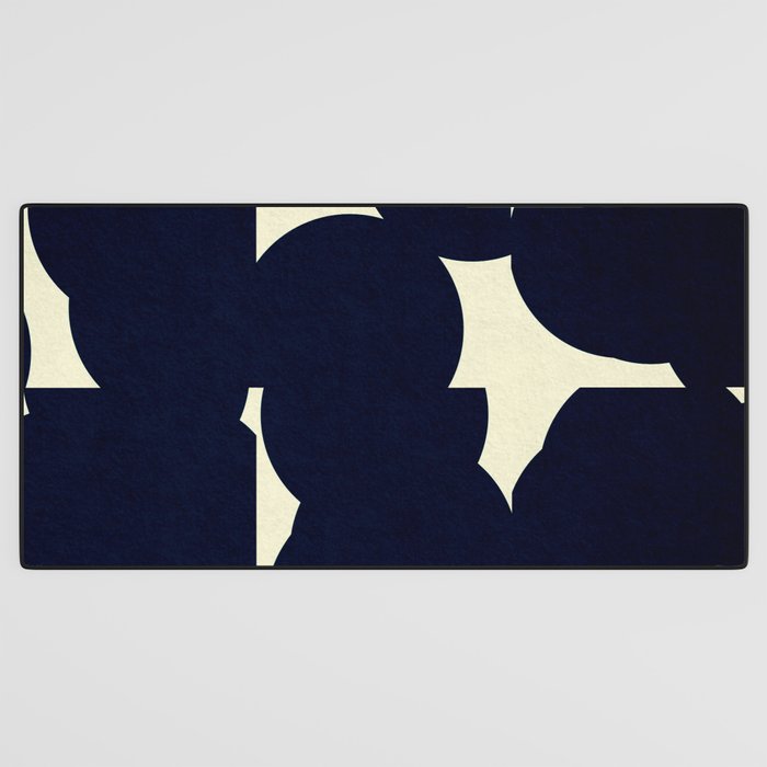 Abstract Black shape Desk Mat Gallery Image 3