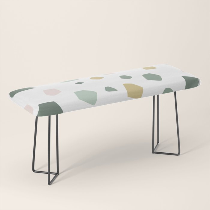 terrazzo stracciatella marble texture decorative pattern Bench Gallery Image 1