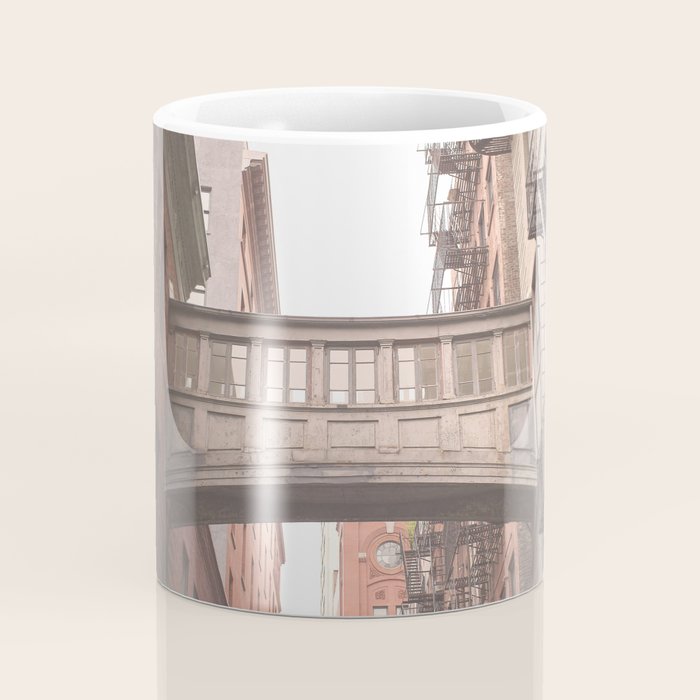 New York City Photography Staple Street Sky Bridge Coffee Mug Gallery Image 4