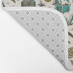Tiki Party - Ivory Aqua Bath Mat Gallery Image 2
